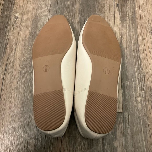 A New Day Target vegan leather taupe flats, size 9 - Picture 5 of 6
